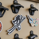 Bottle opener wall mount beer Olympic stickers for sale