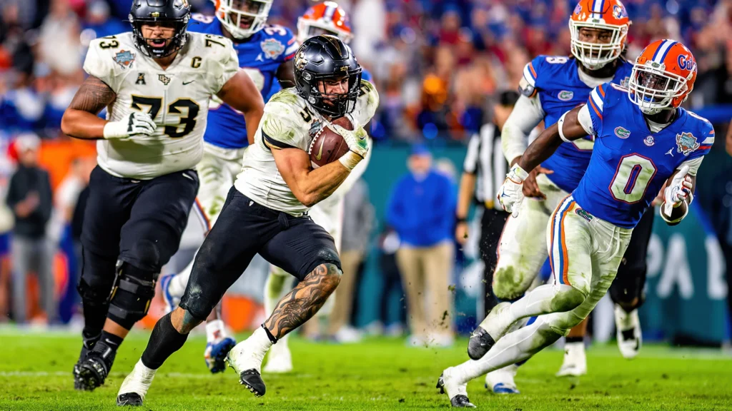 UCF Football vs Florida Gators Football Match Player Stats